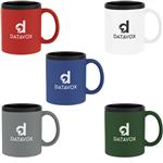 DH8132 11 Oz. Smooth Rubberized Finish Mug with Custom Imprint